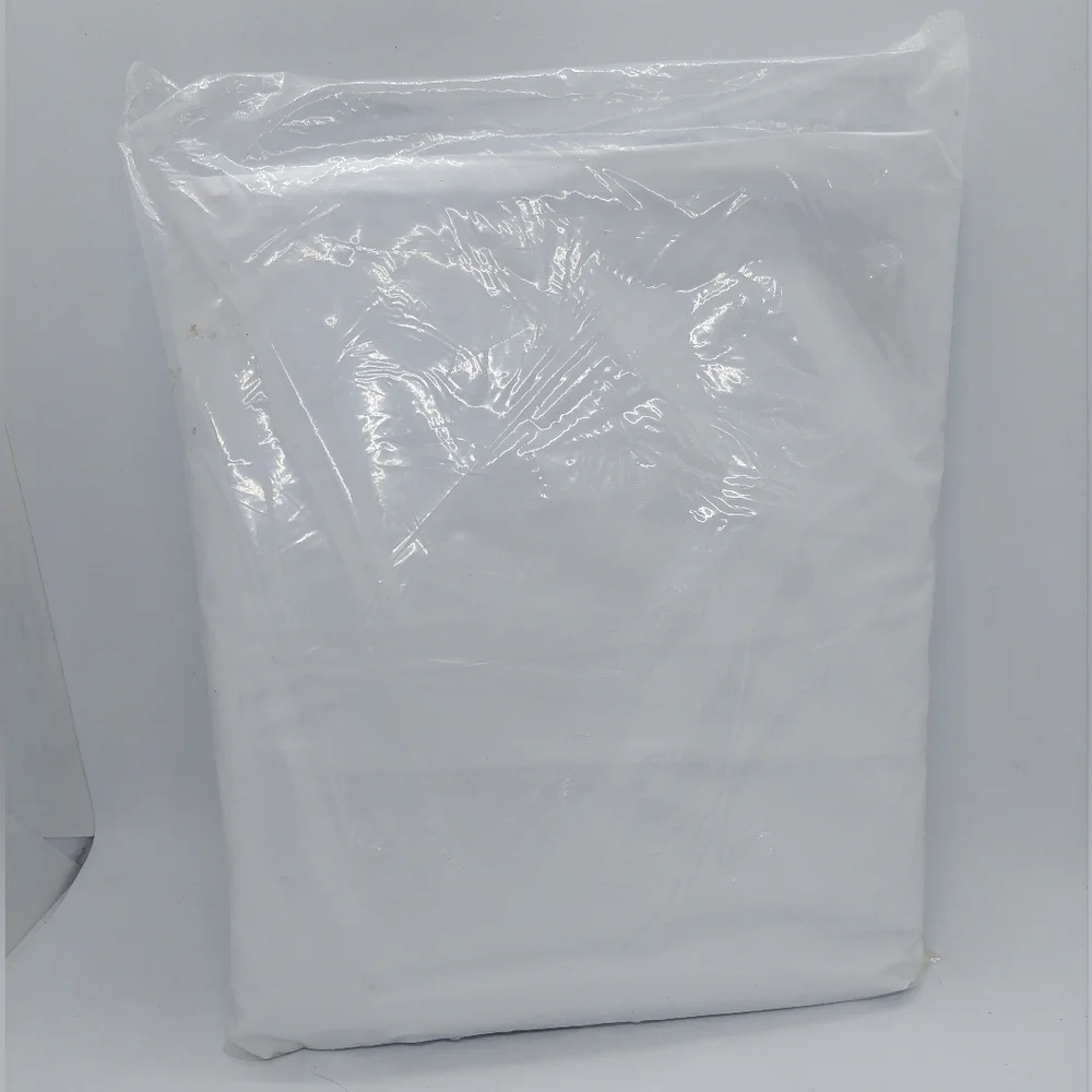Vtg Vinyl Clave Protective Mattress Cover Contour Style Flame Retardant Sz Full